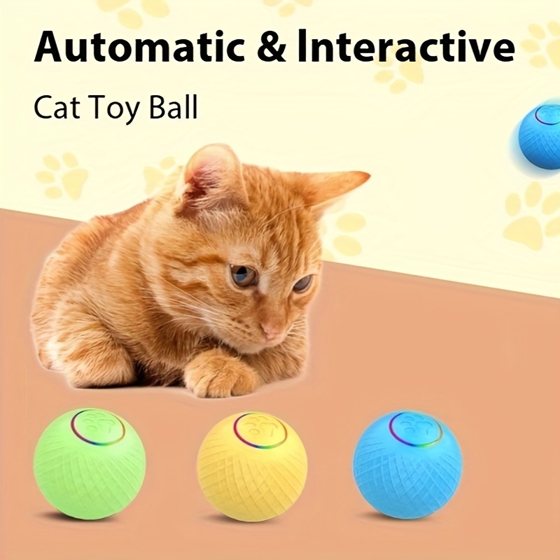 Automatic Dog Toys Smart Puppy Ball Toys For Cat Small Dogs Funny Auto  Rolling Ball Self-moving Puppy Games - Temu