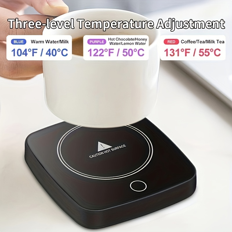 220V Cup Heater Coffee Mug Cup Mat Warmer Heating Pad for Home