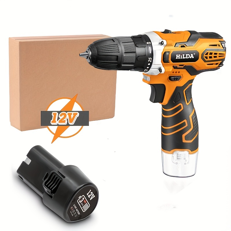 12V Brushless Battery Screwdriver Craft Drill Set Adjustable Torque Machine  Impact Cordless Power Tools Electric Drill - China Lithium Electric Drill,  Magnetic Drill Machine