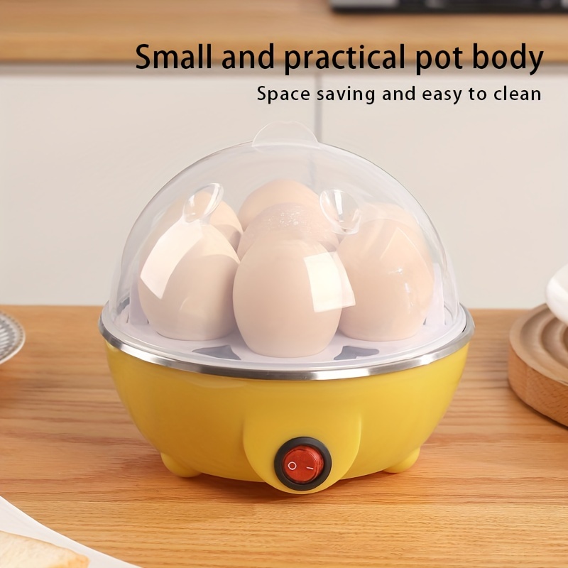 Full Stainless Steel Electric Egg Cooker With Auto Shut Off Up To 7 Eggs,  For Soft, Medium, Hard Boiled, Poached, Custard - AliExpress
