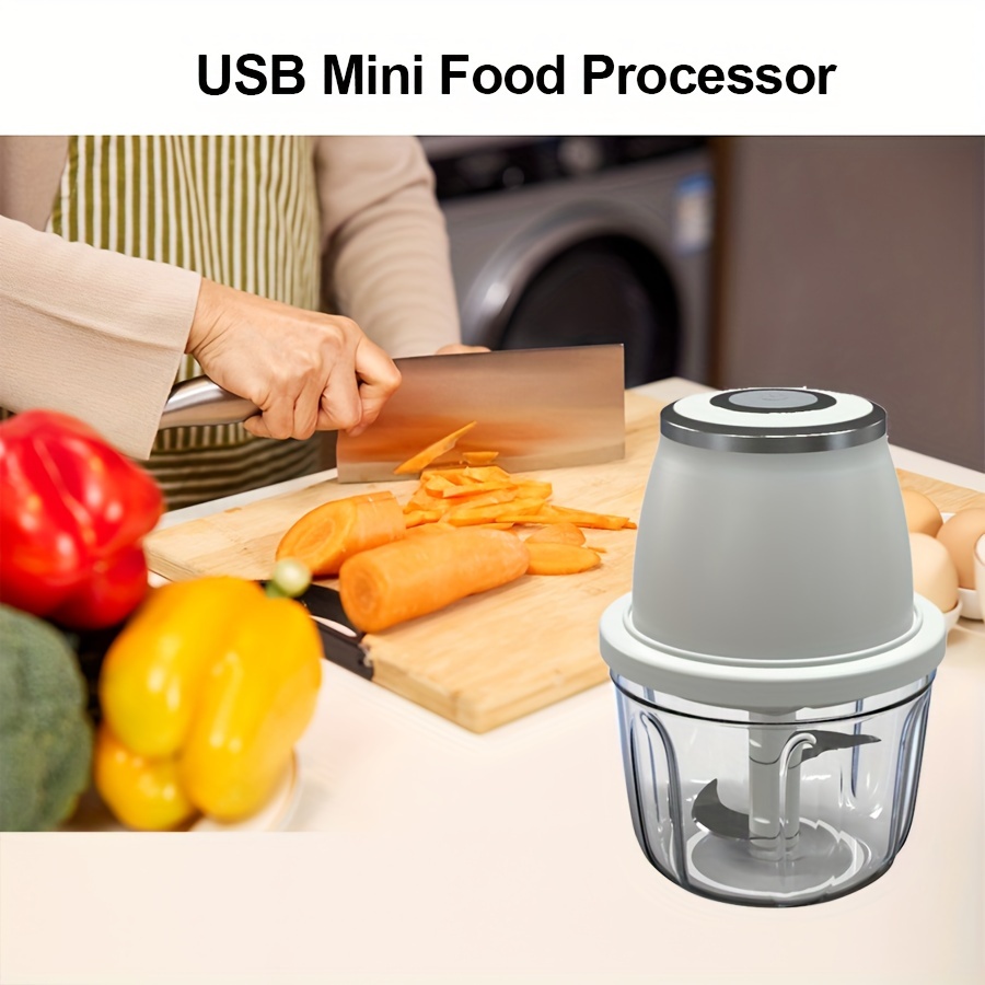 Portable Cordless Electric Rechargeable Food Processor/Chopper 200W 2. –