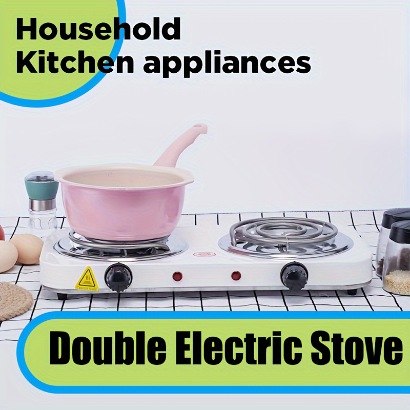 Double Burner Hot Plates 2000W Electric Countertop Stove for