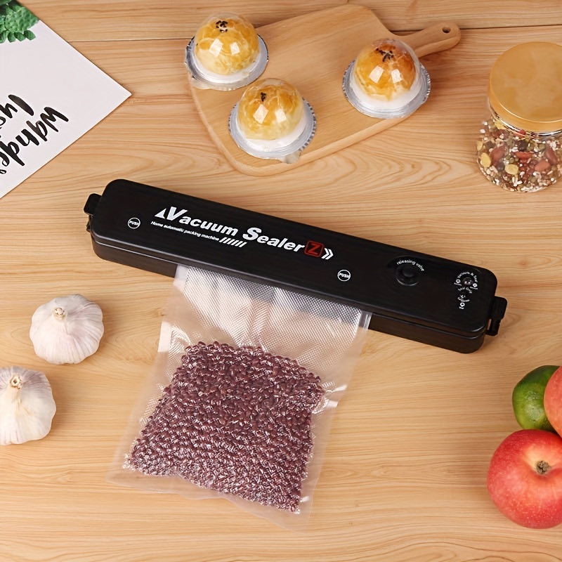 Vacuum Sealer Machine Food Vacuum Sealer Automatic Air Sealing System for  Food Storage Dry and Wet Food Modes Compact Design 6.69 Inch with 10Pcs  Vacuum disposable Sealer Machine Food Vacuum Sealer Automatic