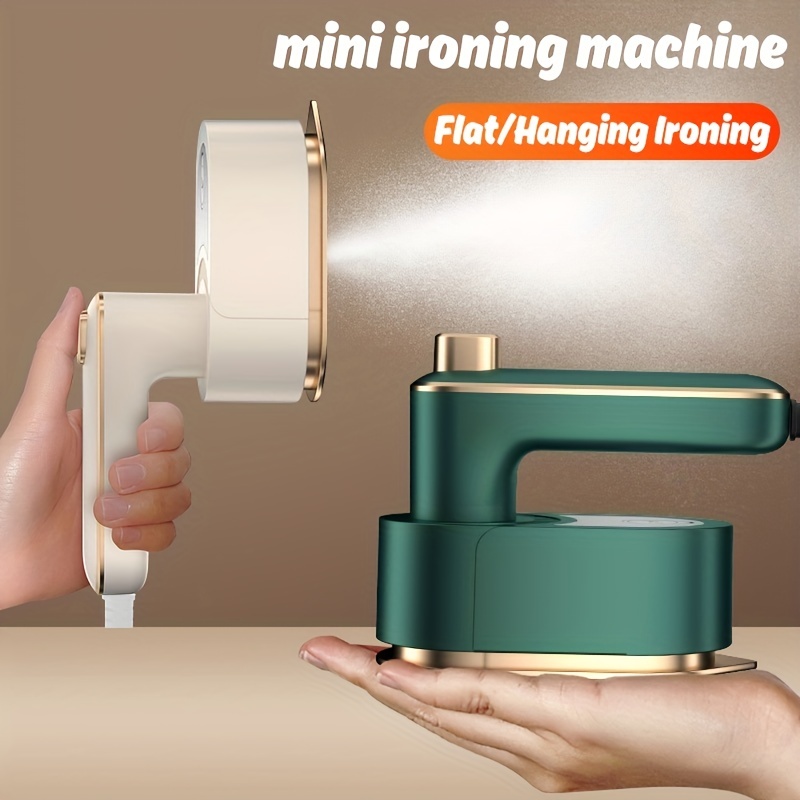  Mini Ironing Machine Handheld Can Be Rotated 180 Degrees,  Travel Iron for Clothes, Professional Household Fast Heating Wired Small  Electric Iron, Portable Heat Press Clothing Iron Machine (Green) : Home &  Kitchen