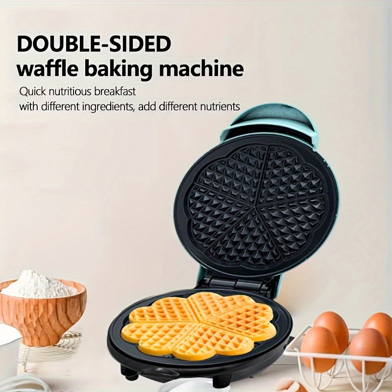 1pc, Waffle Maker Electric Cooking Appliances For Cake Maker, Waffle Pan,  Breakfast Maker, Home Double Sided Baking Machine, Cookware, Kitchenware, K