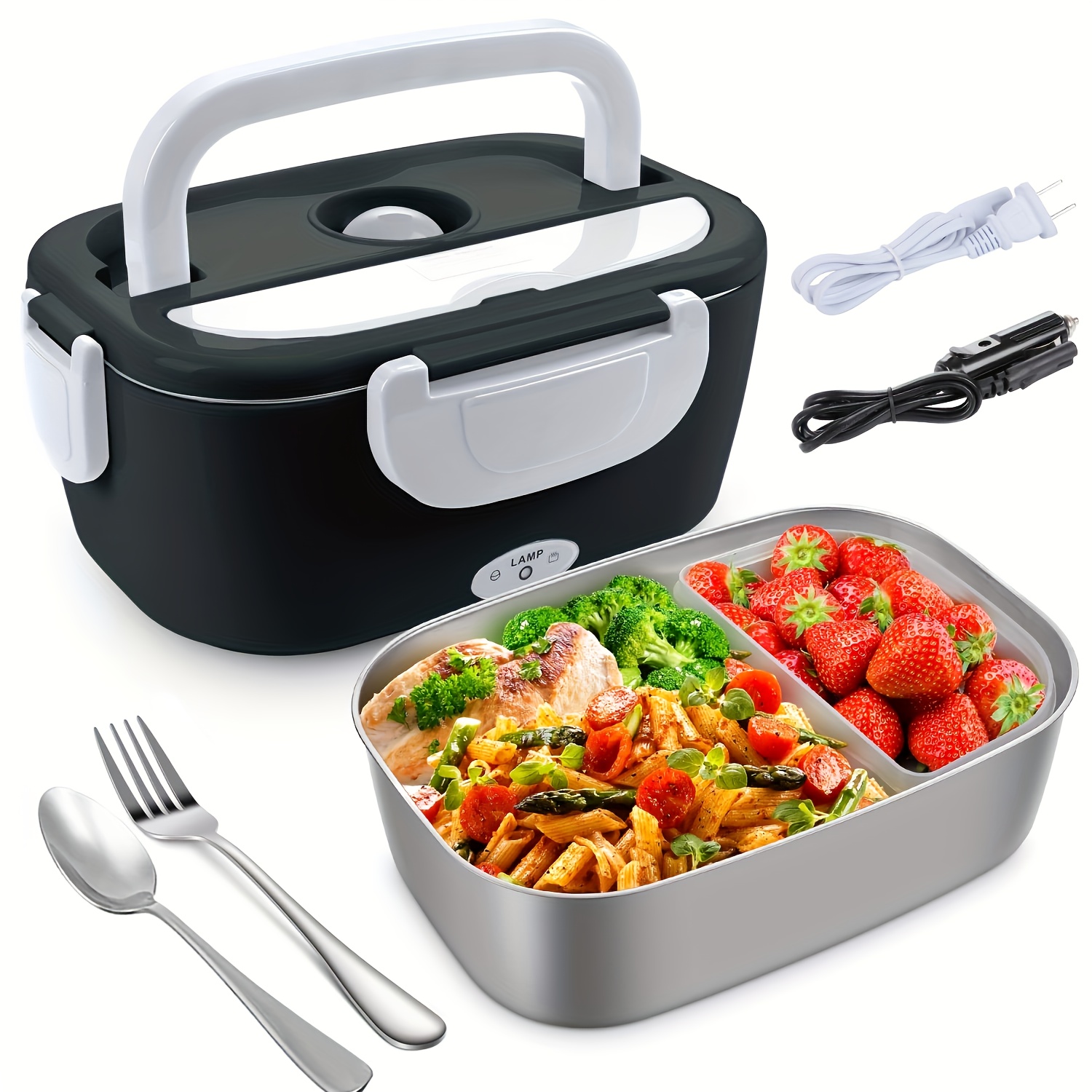 Electric Lunch Box Food Warmer [Upgrade 80W] - Top Kitchen Gadget
