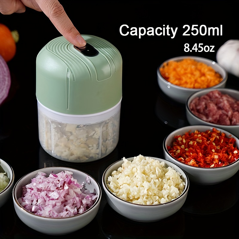 Mini Garlic Crusher Manual Pull String Grater Vegetables Cutter Housewares  Chopper Grinder Tools Gadgets for Kitchen Accessories - AliExpress