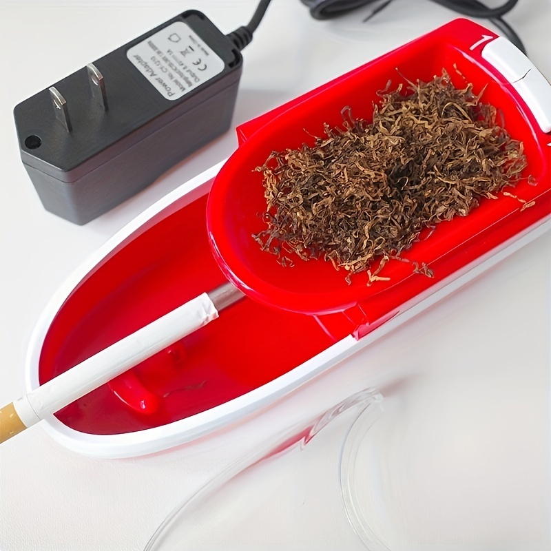 Máquina de laminación de cigarrillos Inyector automático eléctrico  Fabricante de rodillos de tabaco (azul y negro)