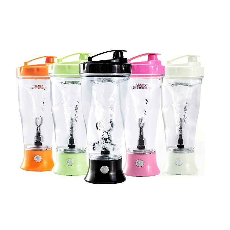 Electric Shaker Bottle, 500ml Bottle Blend-er, Waterproof Sha-ke Bottle  Mixer, Portable Automatic Rotation Mixer Cup,Protein Mix Bottle