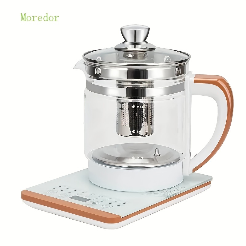 Stovetop Tea Kettle Blooming Loose Leaf Teapot Restaurant Water Boilers Water Kettle for Induction GAS for Kitchen Camping Hotel Home Office 2.0L
