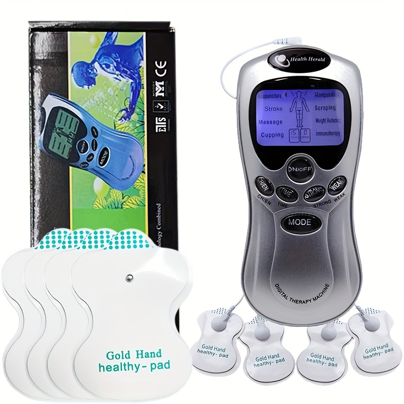 1pc Multifunctional Digital Massage Device With Cross-Border Acupuncture Therapy  Machine, Electronic Pulse Massager