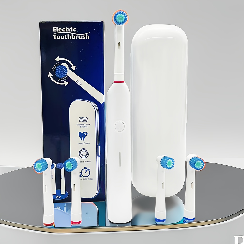 Oral-B Cepillo de dientes eléctrico recargable ProAdvantage 1500,  alimentado por Braun (2 unidades)