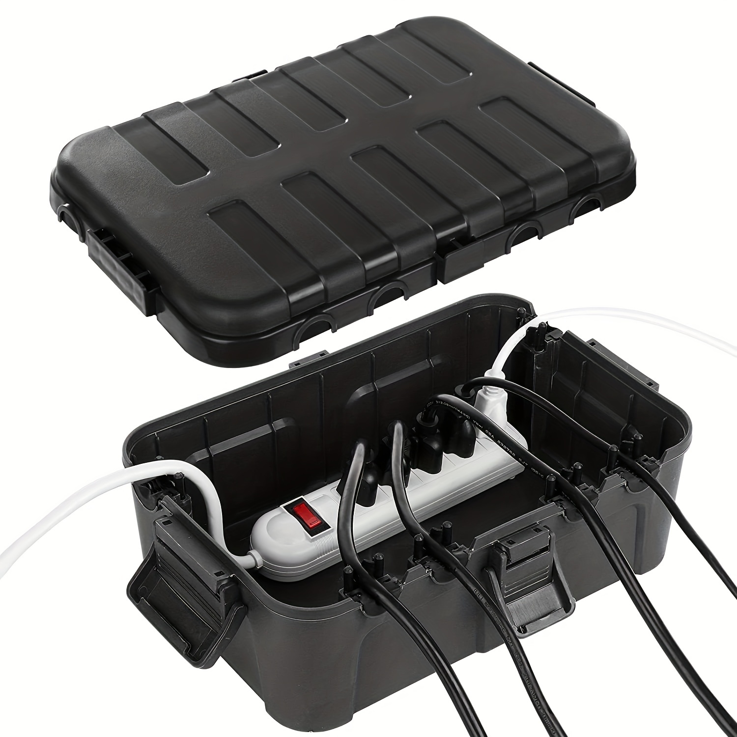 Comprar Regleta de enchufe plano 7 en 1 TESSAN con 4 salidas y 3 USB (1  USB-C), Cable de extensión ultrafino de 5 pies para viajes y oficina