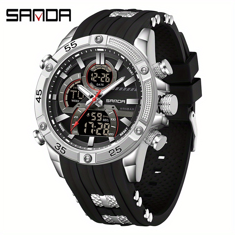 CHEETAH Fashion Business Mens Watches with Stainless Steel or Leather Strap  Waterproof Chronograph Quartz Watch for Men with Auto Date, Agold black,  Chronograph : : Clothing, Shoes & Accessories