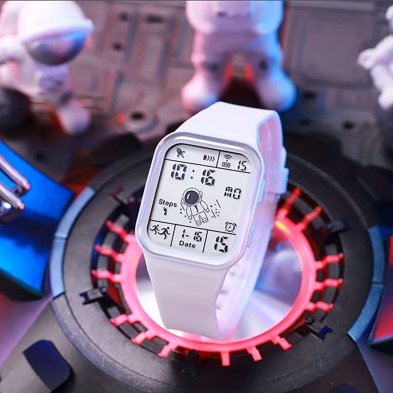 Reloj Digital deportivo para hombre y mujer, pulsera LED cuadrada de  silicona, electrónica, femenino - Tons of Things