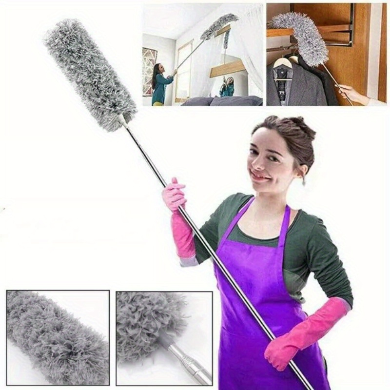 Telescopic Microfiber Hand Feather Duster Dusters Cleaning - Temu