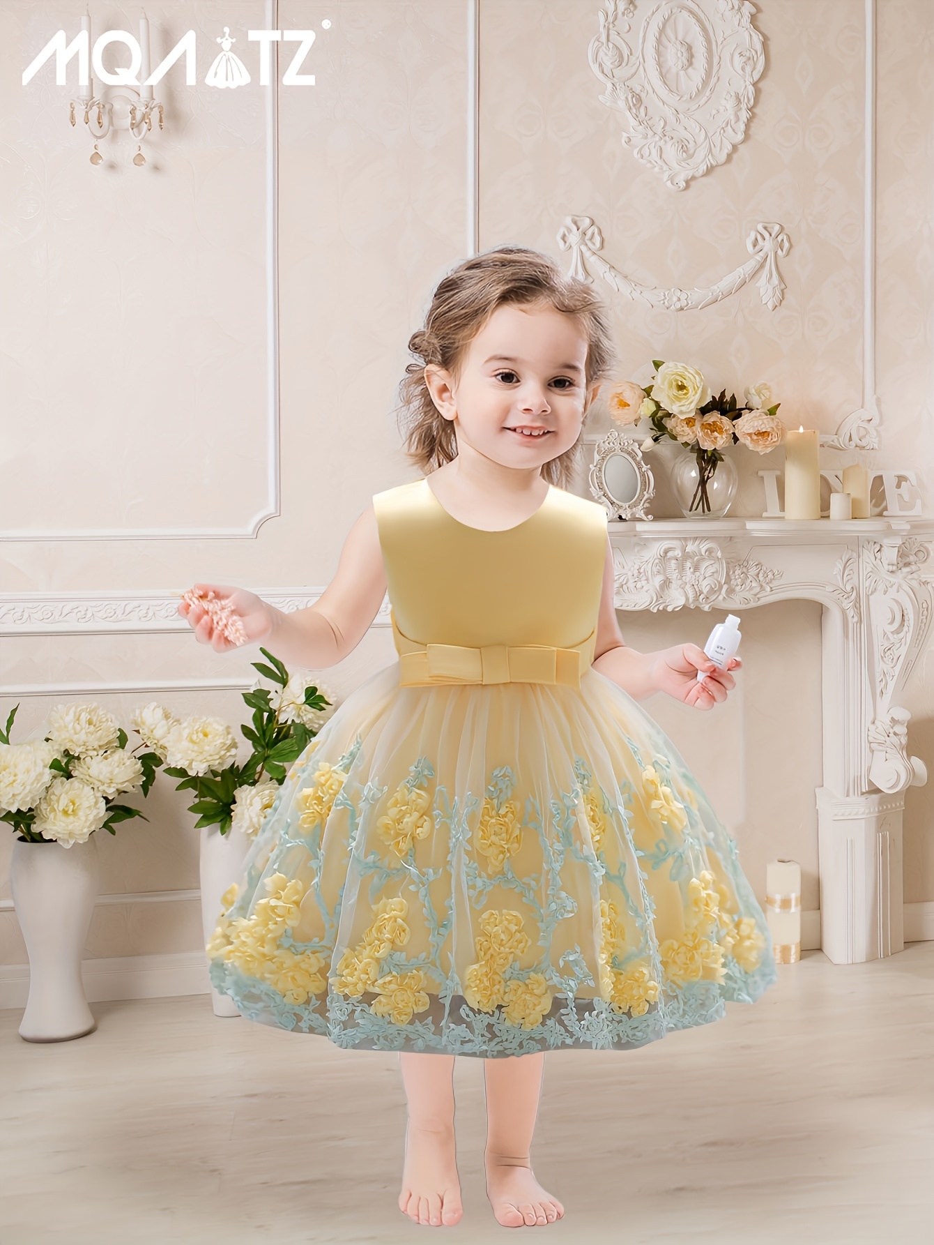 Baby yellow hot sale easter dress