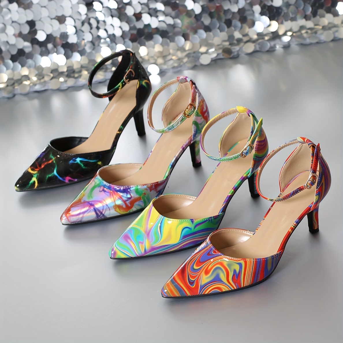 Tacones coloridos online