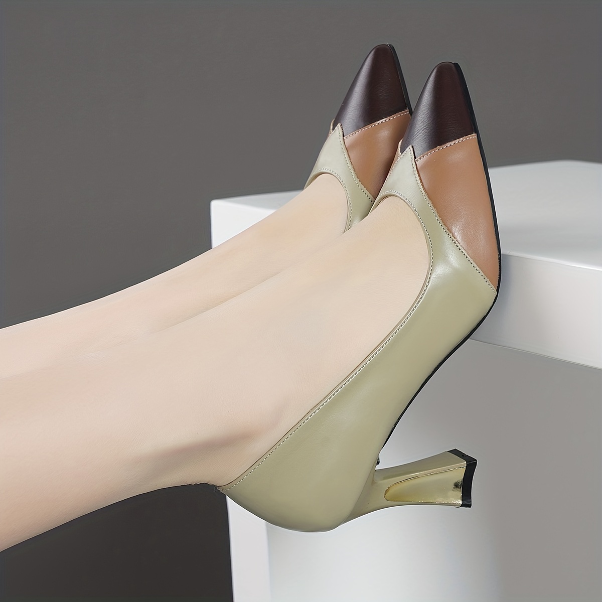 Ladies Shoes Selfast Block Heels - Temu New Zealand