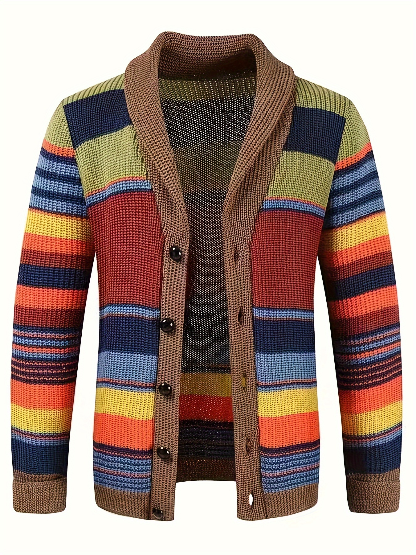 Cardigan con Cuello Smoking para Hombres Elegantes