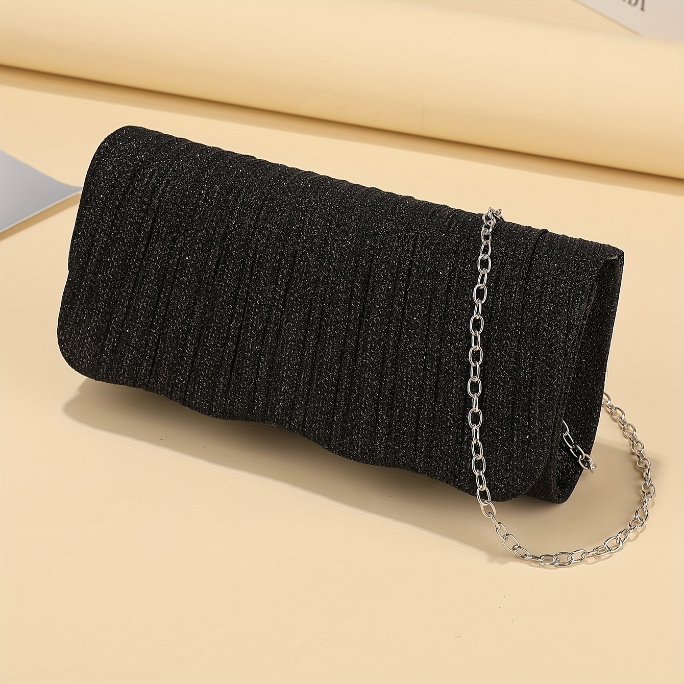 to the moon and back Dekalb 23 Mini Evening Bag in Black