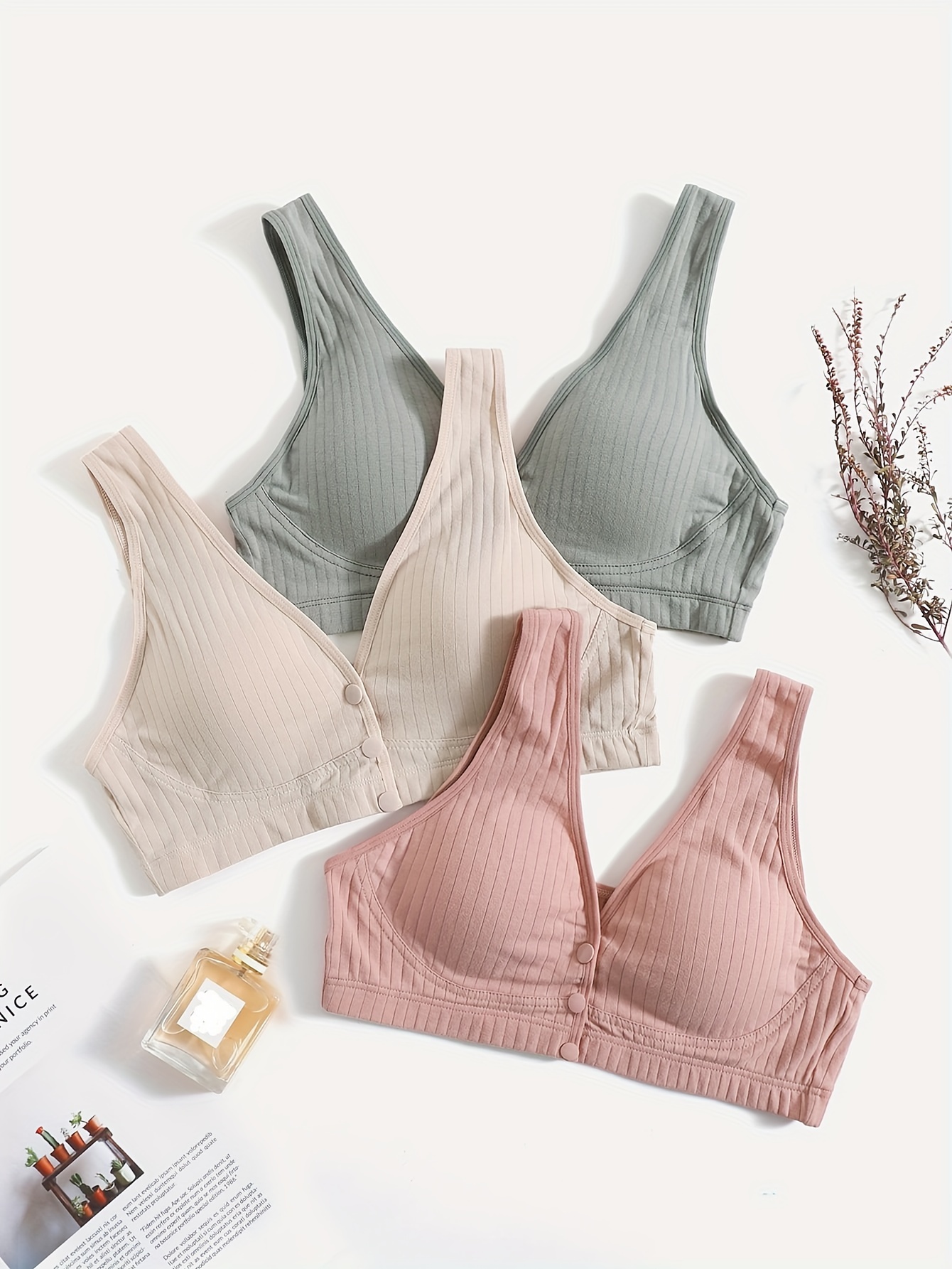 Women's Maternity Bra Elegant Lace Breast Feeding Underwear - Temu Canada