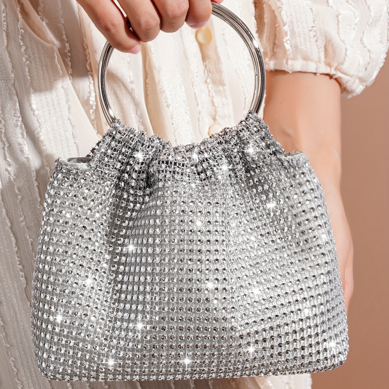 Rhinestone Cocktail Prom Handbags Elegant Exquisite Sparkling