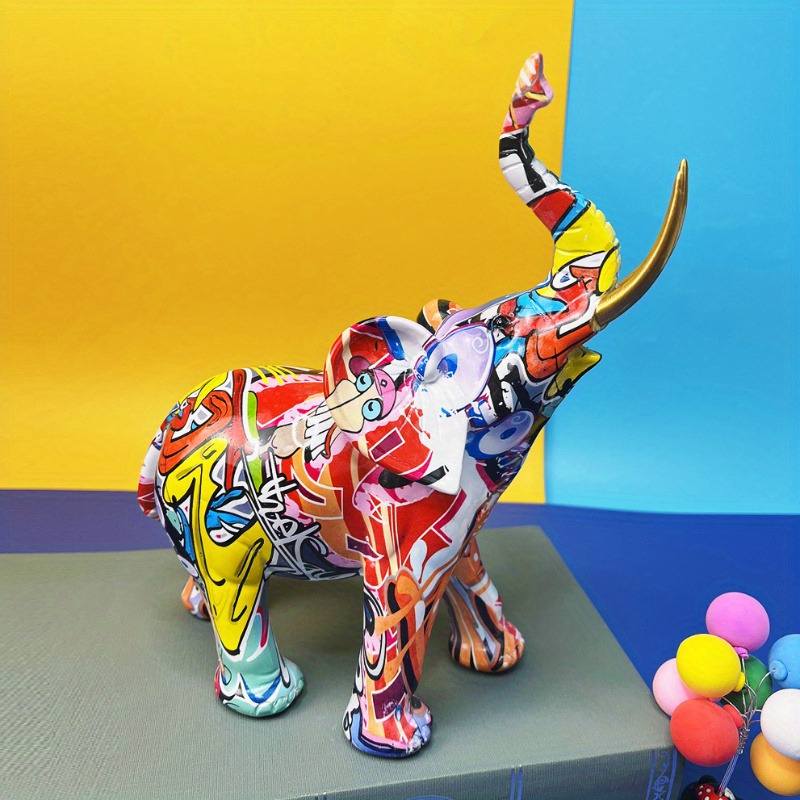 India Style Sculpture Resin Animal Estatuas de elefantes modernas Ofic –  acacuss