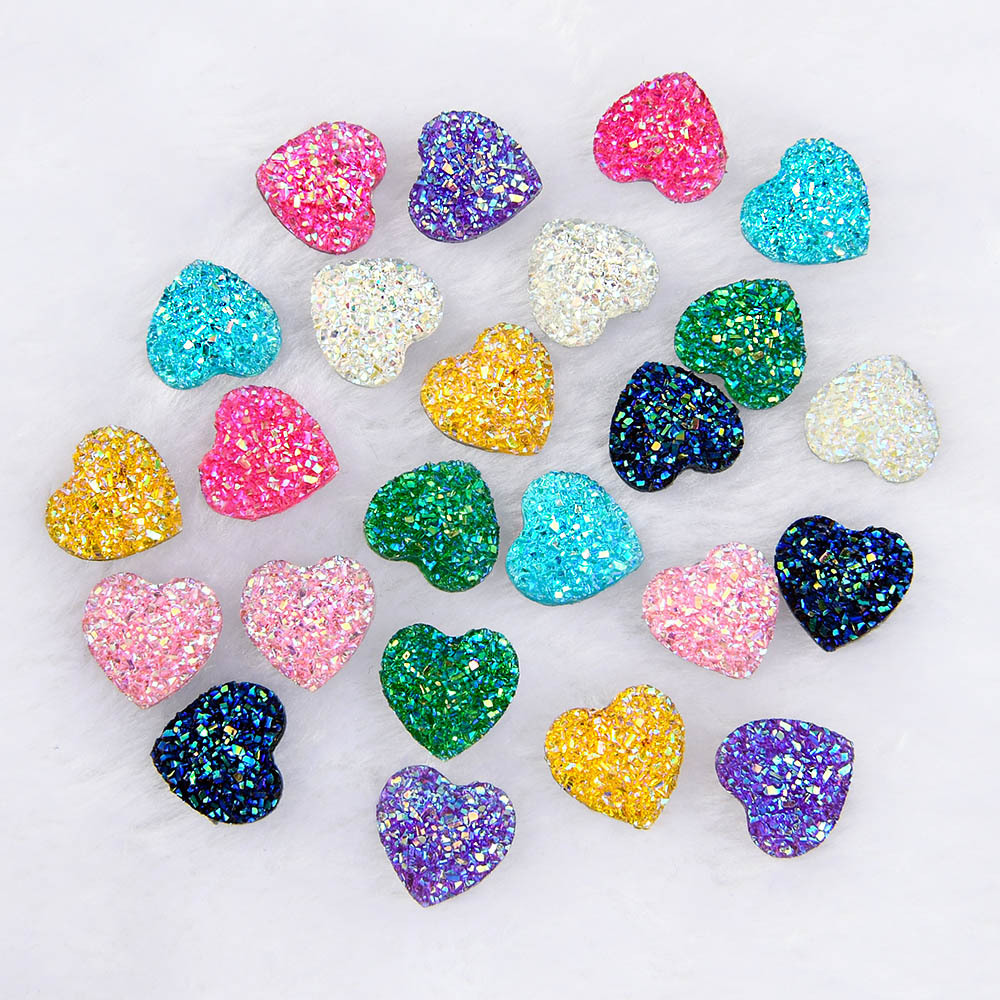 Flat Back Gems Rhinestones Round Waterdrop Heart Crystal - Temu