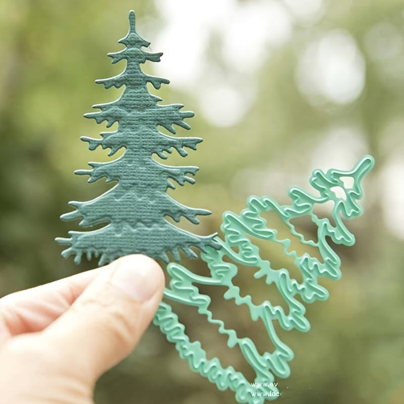 Pine Tree Stencil Reusable Fir Tree Skinny Tree Christmas - Temu