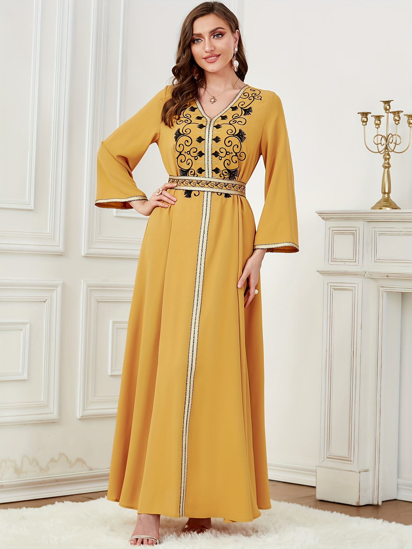 Arabic hot sale long dress