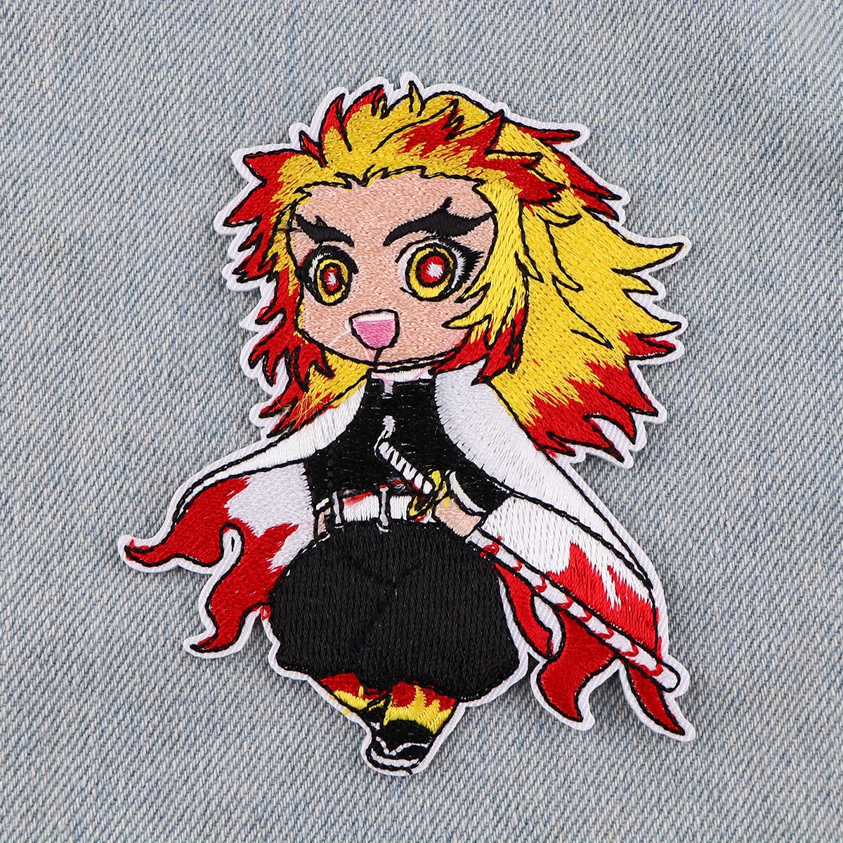 Kurosaki Ichigo Embroidered Iron on Patch Bleach Anime Velcro Gift