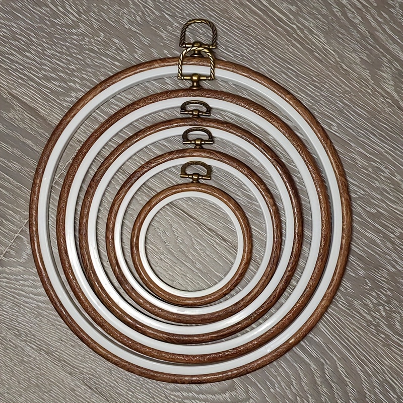 New Oval Embroidery Hoops Ellipse Plastic Tambour Frame Art