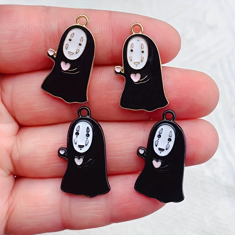 10pcs Funny Cartoon Avatar Resin Pendant Charms, for Keychains Headwear Cute Hair Accessories, DIY Jewelry Making Components,Temu