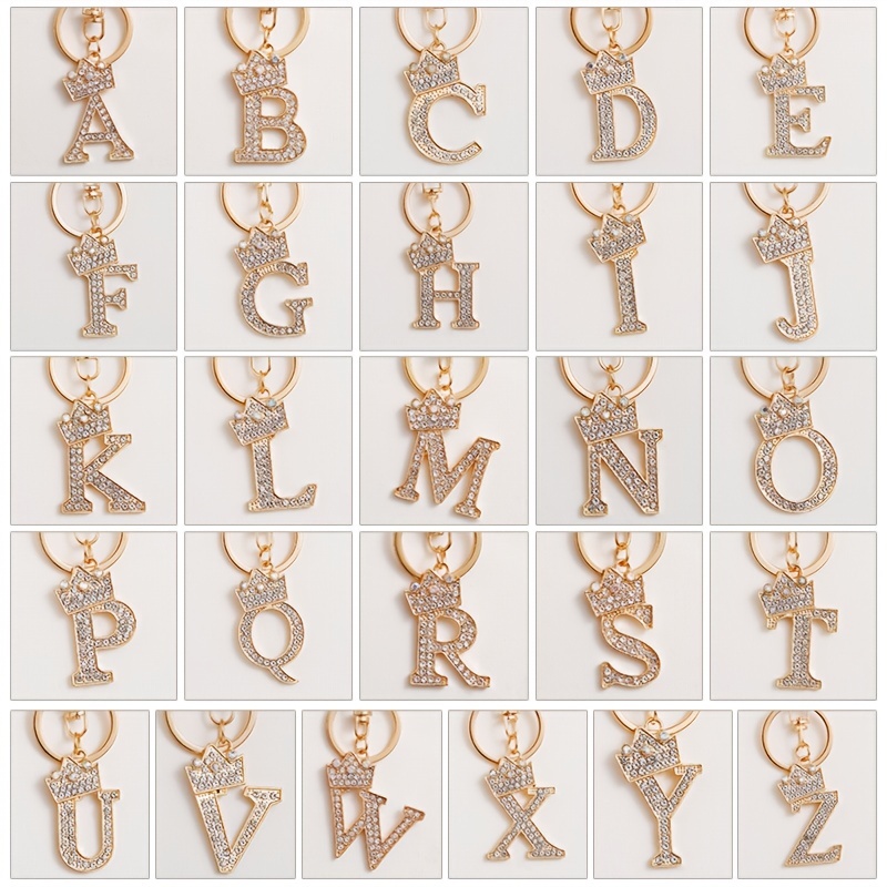 Initial Letter Shape Keychains A m English Letter Keychain - Temu