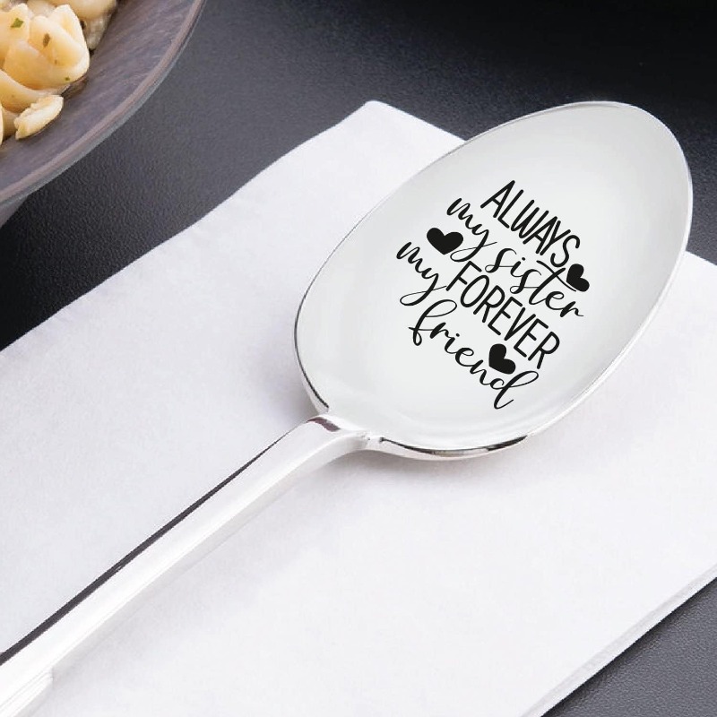 The LUNCH BOX Spoon. CUSTOM Hand Stamped Spoon. Personalized 