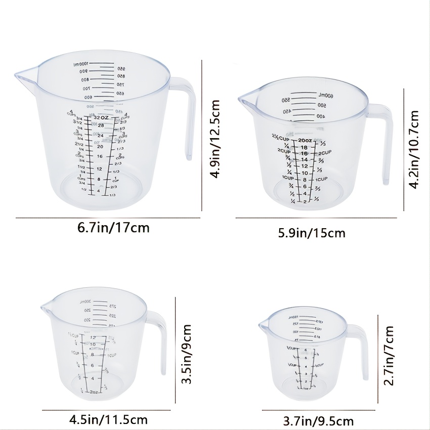 Plastic Measuring Cup w/ Handle