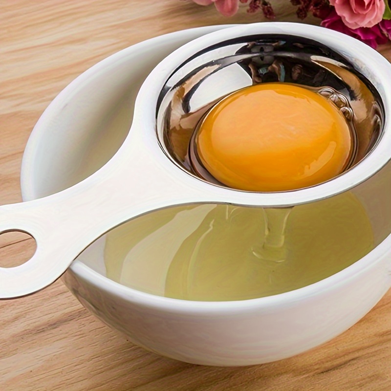 

Stainless Steel Egg Separator - Kitchen Gadget For Easy , Home And Rv Use