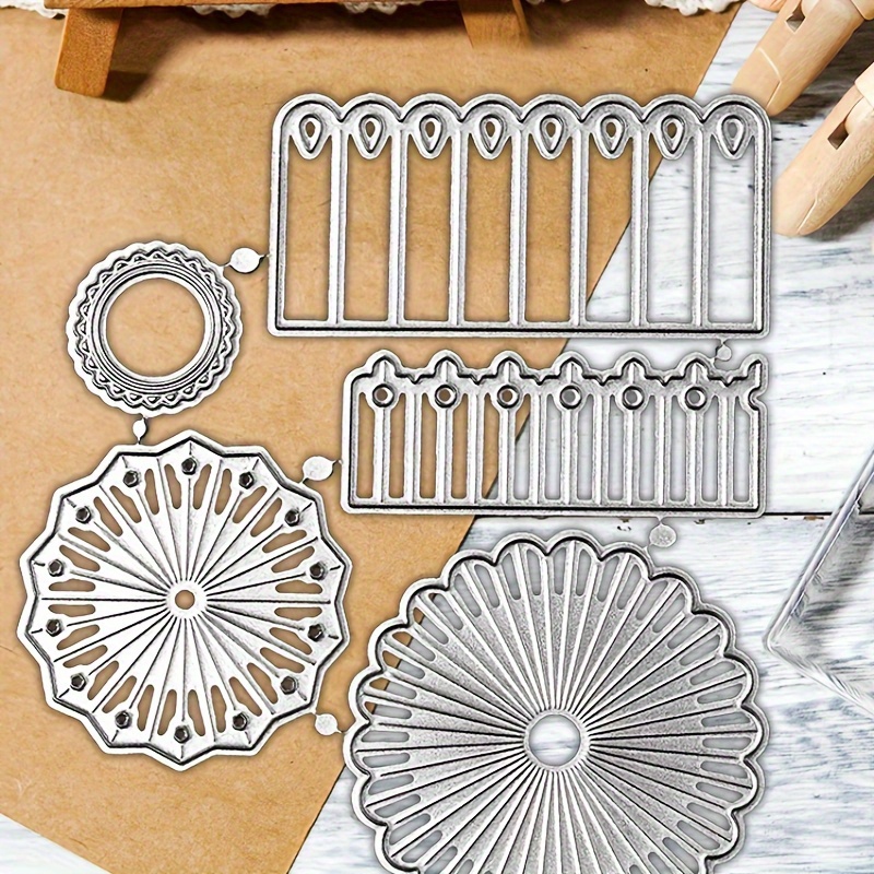 

3d Rosette Metal Cutting Dies For Diy Scrapbooking, Card Making & Embossing - Perfect For Birthday, Thank You, And Holiday Greetings