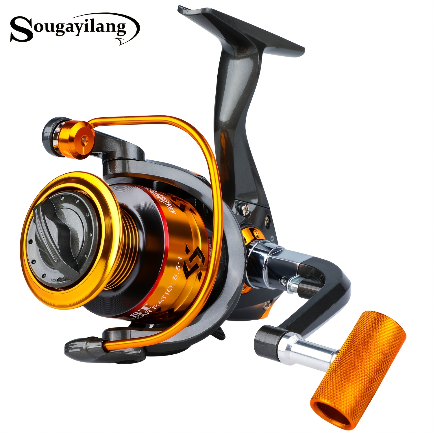 Sougayilang 12bb Spinning Fishing Reel Lightweight Durable - Temu