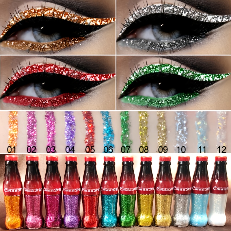 Glitter Liquid Eye Shadow Makeup Set