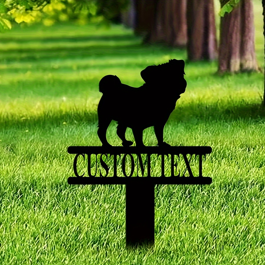 

Personalized Pug Metal - Dog For Pug Enthusiasts - For Doorway Decor &
