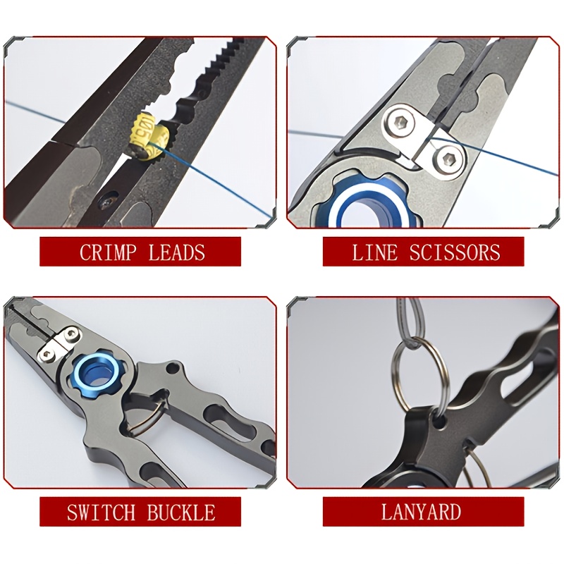Multifunctional Stainless Steel Fishing Pliers Hook Remover - Temu