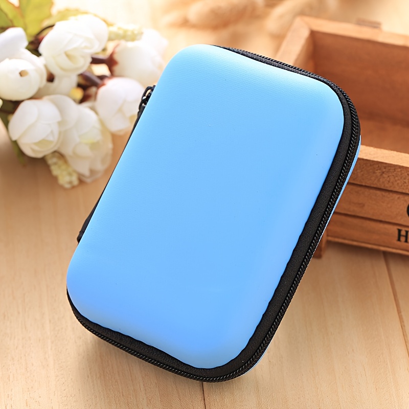 Portable Data Cable Zipper Bag for Digital Accessories Storage