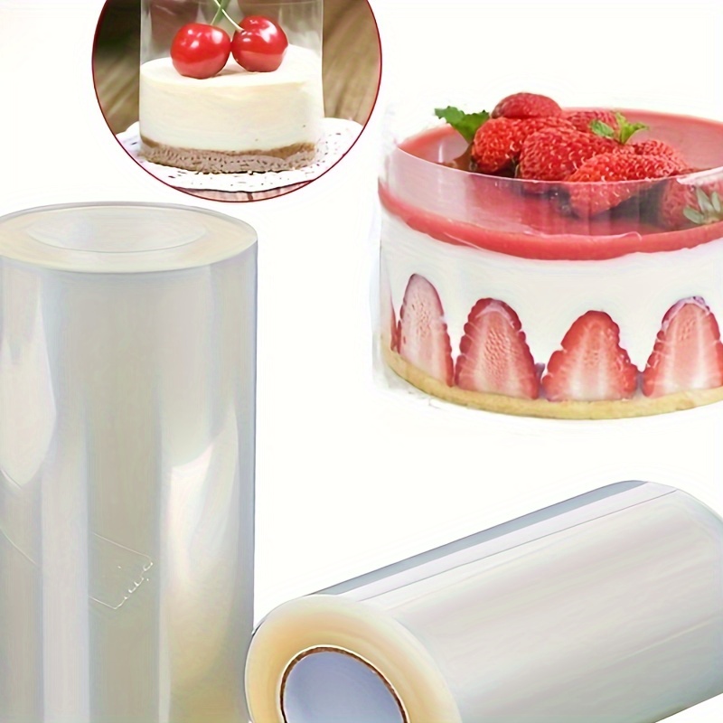 

1 Roll Transparent Cake Collar, Protect Your Cake With This Baking Accessory, Perfect For Mousse, Chocolate, And Pastry, Kitchen Essential For Cake Shops Eid Al-adha Mubarak