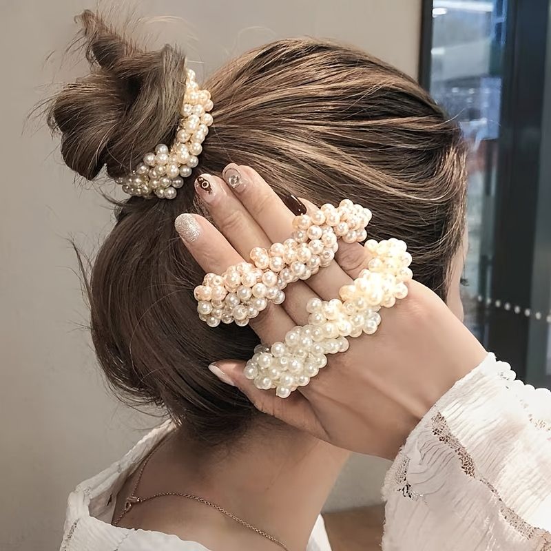 Japanese And Korean Fashion Simple Hair Rope Korean Style Hair Styling  Accessories - Beauty & Personal Care - Temu