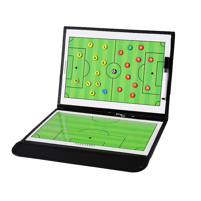 Foldable Magnetic Tactic Board Soccer Coaching Clipboard