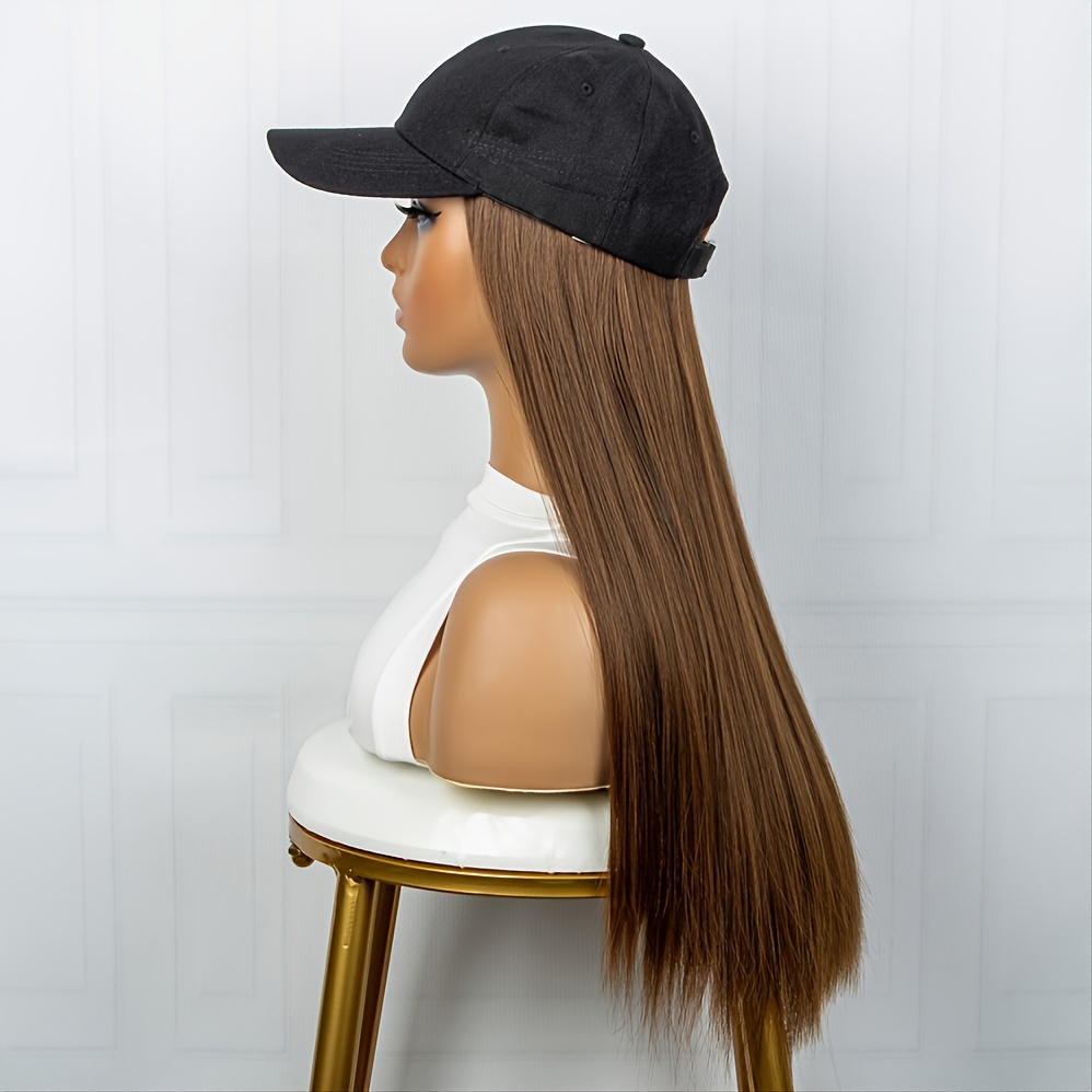 Baseball Cap Hair Wave Curly Hairstyle Adjustable Wig Hat Attached Long  Hair Sports Sun Visors for Women Hat Sun Protection Women Ladies Shawls And  Wraps Visors for Women Sporty Foldable Sun Hats