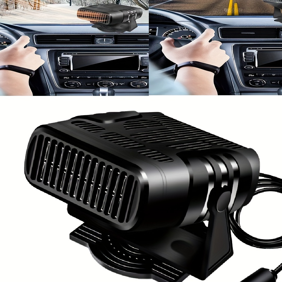 

360° Portable Car Electric Heater Fan - Heating And For 12/24dc Vehicles - Compact, Lightweight, And Energy- Design For Winter And Summer Use