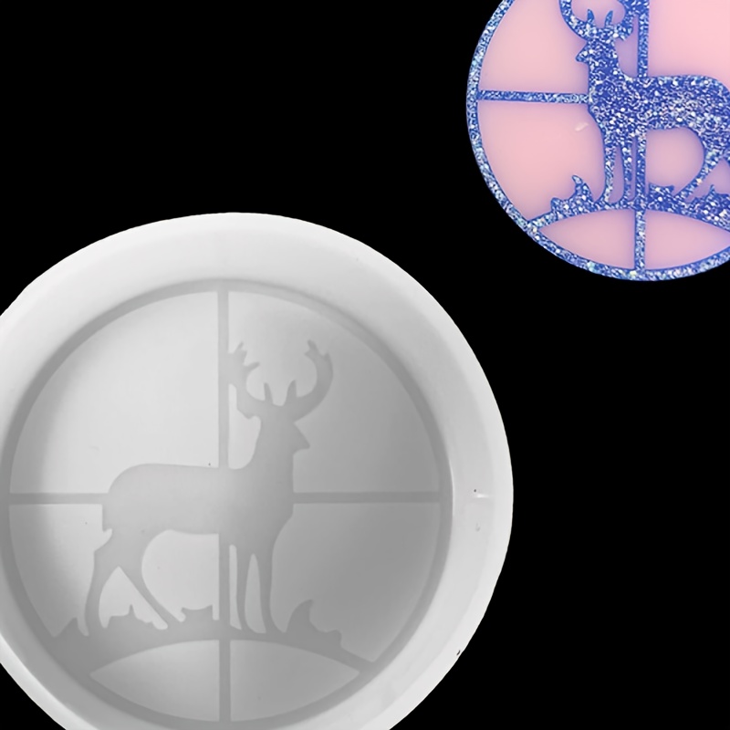 Christmas Deer in Scope Silicone Freshie Mold, Rifanda Car Freshie Silicone  Mold Aroma Beads for Car Freshies, Car Freshies Supplies Christmas Car